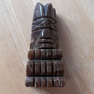 *(VC) Vintage Mexican Aztec Hand Carved Chess Piece